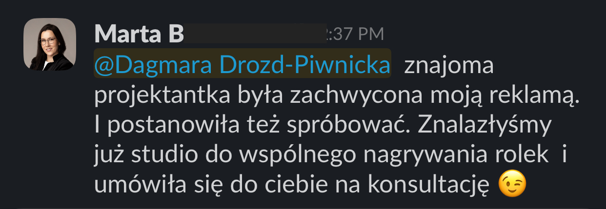 Opinia Dagmara Piwnicka-Drozd