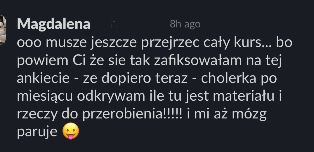 Opinia Dagmara Piwnicka-Drozd