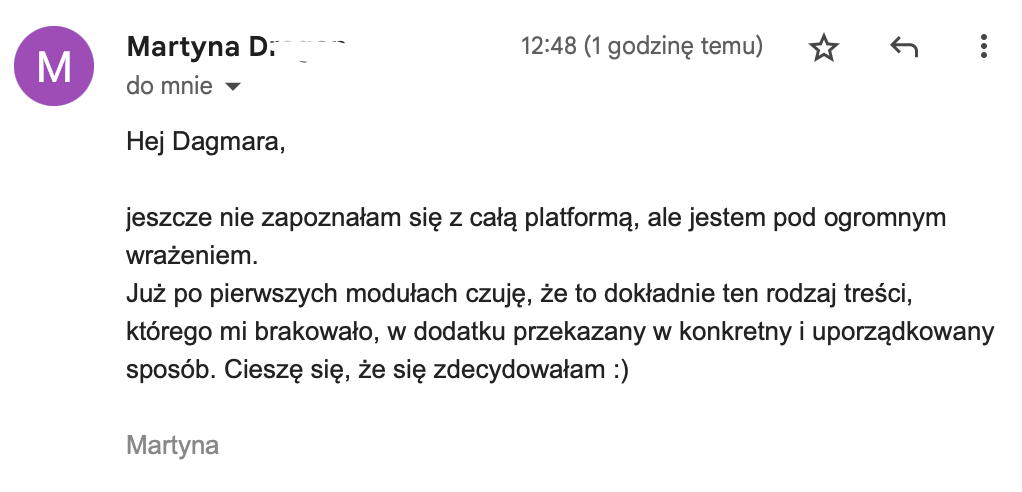 Opinia Dagmara Piwnicka-Drozd